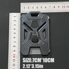 Black American Style Heavy Duty Durable Hard Plastic ID Card Holder Portable Tactical Badge Holders
