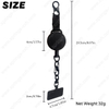 XXH-P058 45MM Heavy Badge Reel Retractable Phone Holder with S Shaped Carabiner And Phone Case Gasket for Outdoor Anti-loss