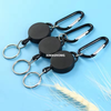 P-037 3CM Mini Plastic Badge Reel Badge Reel Lanyard Keychain Diy Nametag Reel