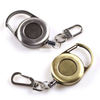 M-030 Metal Badge Reel KeyChain Retractable Badge Holder Fly Fishing Zinger Retractor for Anglers Vest Pack Tool Gear