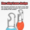XXH-Custom Logo High Grade Metal Zinc Alloy Retractable Keychain Badge Holder Reel Anti Lost Opener Badge Reel Carabiner