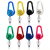 P-033 4CM multi-color transparent ABS telescopic Yoyo reel creative spring keychain portable hook nylon telescopic line