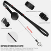 P-050 4.2CM Black Badge Polyester Lanyard ID Clip Yo-Yo Retractable Badge Reel Attached to E-Cigarette/Ballpoint Pen