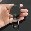 M-018 4CM Matte Black Heavy Metal Easy-pull Buckle YOYO Reel Back Belt Buckle Fixed To The Belt
