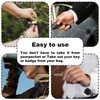 XXH-In Stock Extension Keychain Hard Plastic Outdoor Anti Lost Protective Cover GPS Tracker Protect Case Shell for Airtag