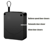 DC-004 Fourth Generation Punch-Free Door Closer Household Hydraulic Buffer Device Sliding Door Closing Drawstring Mute Automatic