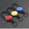 M-034 Outdoor Retractable Metal Keychain Heavy Dudy Strong Magnetic Attraction Fishing Hiking Camping Carabiner Badge Reel